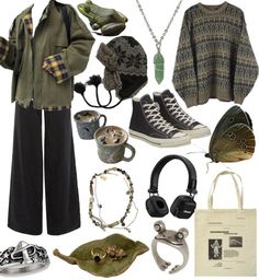 Goblincore Outfits, Earthy Outfits, Swaggy Outfits, Hippie Outfits, Soft Grunge, Mode Vintage, Mode Inspiration, Dream Clothes, Retro Outfits