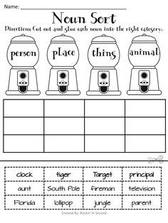 worksheet for beginning and ending sounds with pictures to help students learn how to use them