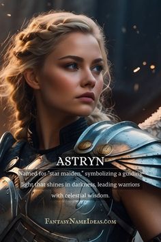 Astryn: Named for “star maiden,” symbolizing a guiding light that shines in darkness, leading warriors with celestial wisdom. Star Maiden, Story Plots, Story Names, Exotic Baby Names, Prompt Ideas, Shadow Wolf, Traditional Baby Names