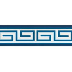 a blue and white border with the word gggg on it's side