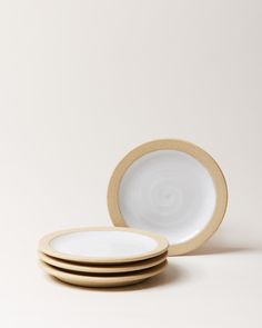 three plates stacked on top of each other