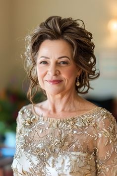 17 Simple & Stunning Hairstyles for the Mother of the Bride - NeedleStar Mom Bride Hairstyles, Mother Of The Bride Hair Updo, Mother Of The Bride Makeup, Mob Hair, Mother Of Bride Makeup, Mother Of The Bride Hairstyles, Long Hair Highlights