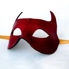 Leather Devil Mask Cool Halloween Masks, Bull Mask, Evil Mask, Ball Masks, Tiefling Bard, Halloween Tea Party, Devil Mask, Venetian Masquerade Masks, Mask Aesthetic