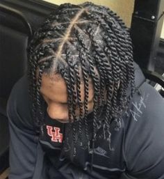 Box Braids For Men With Long Hair, Plaits Box Braids