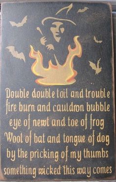 a plaque on the side of a building that reads, double double and trouble fire burn and caution bubble eye of neat and toe of frog wool