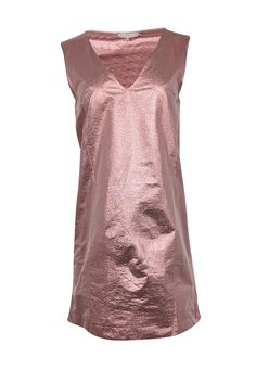 Current Boutique-L'autre Chose - Salmon Pink Metallic Sleeveless Dress Sz 8 Sleeveless Shimmer Mini Dress For Party Season, Sleeveless Shimmer Holiday Dress, Sleeveless Shimmer Dress For Holidays, Holiday Sleeveless Mini Dress With Shimmer, Shiny Sleeveless Evening Dress, Shiny Sleeveless Cocktail Dress, Sleeveless Shiny Dress For Evening, Sleeveless Shiny Glamorous Dress, Shiny Sleeveless Dress For Date Night