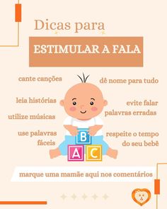 a baby is sitting on top of blocks with the words dias para estmilara