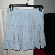 Never Worn. Brand New With Tags Still On Baby Blue Skirt, Hawaii Summer, Blue Skirt, Princess Polly, Baby Blue, Hawaii, Womens Skirt, Color Blue, Size 4