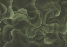 an abstract green and black background with wavy lines on the bottom half of the image