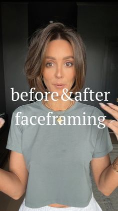 Rachel Eggie | Long or short hair cutting face-framing layers or bangs can offer several benefits: 1. Enhanced Facial Features: Face-framing layers can… | Instagram Bob With Grown Out Bangs, Blonde Medium Layered Hair, Bangs With Benefits Short Hair, How To Trim Face Framing Layers, Hair Styles For Grown Out Bangs, Long Layered Bob Hairstyles Mid Length Face Framing, Layered Bob With Face Framing Layers, Face Framing Bob Short, Short Haircuts With Face Framing