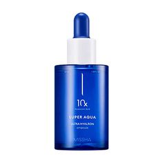 Experience the hydrating power of the MISSHA Super Aqua Ultra Hyalron Ampoule 10X in a 47ml bottle, priced at $36.40. This ampoule is formulated with ultra-hydrating hyaluronic acid to deeply moisturize and revitalize your skin, leaving it plump and radiant. Elevate your skincare routine with this luxurious ampoule from MISSHA. Anti Aging Face Serum, Lengthening Mascara, Hair Tonic, Body Cleanser, Clean Face, Makeup Base, Lavender Oil