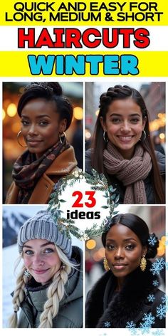 Cold Weather Hairstyles, Easy Winter Hairstyles, Medium Short Haircuts, Side Swept Curls, Castor Oil For Hair, Sleek Bun, Medium Short Hair, Step By Step Hairstyles