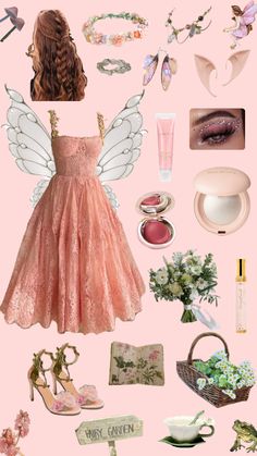 #outfits #fashion #outfit #outfitinspo #fairycore #fairy #fairyaesthethic #fairymoodboard #fairygarden Fairy Forest Party, Fairy Aesthetic Outfit, Fairytale Birthday Party, Melanie Concert, Peach Prc, Melanie Martinez Core, Fairytale Birthday