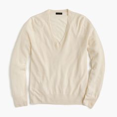 Shop the Italian Featherweight Cashmere Classic V-Neck Sweater at JCrew.com and see our entire selection of Women's Cashmere Sweaters. Preppy Capsule Wardrobe, J Crew Collection, Layered Sweater, Jcrew Collection, Cashmere Sweater Women, Womens Cashmere, Layered Tops, Tunic Sweater