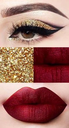 Holiday Makeup Tutorial, Holiday Party Makeup, Party Make-up, Trendy Eyeshadow, Holiday Makeup Looks