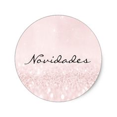 a round sticker with the word noirdales written in cursive ink