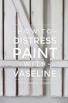 Distress Paint, Distressed Painting, Paint Furniture, Redo Furniture, Painting Tips, Refinishing Furniture, How To Distress Wood