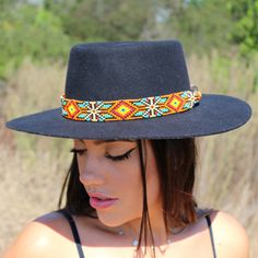 Price includes a Brigitte Sambboho hat & a Maui hatband. Save 10% with this bundle. Select hat size. Hatband is one size fits all. Hatband is removable. Hatband in the bundle is made to order: average delivery time for made to order item is 20 business days. The fanciest hat you will ever wear. Sambboho's Brigitte black hat is a dipped crown boater design with a custom trimmed genuine velvet black band. A structured and stiff short-brimmed boater style. Use to make an impression! Dipped crow Adjustable Western Hat For Music Festival, Bohemian Mini Hat With Curved Brim For Beach, Adjustable Brimmed Hats For Music Festival, Adjustable Wide Brim Hat For Music Festivals, Bohemian Mini Hats With Short Brim For Vacation, Bohemian Mini Hat With Short Brim For Vacation, Adjustable Summer Felt Hat For Country Events, Adjustable Felt Hat For Summer Country Events, Adjustable Felt Hat For Country Summer Events