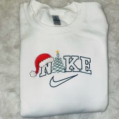 Christmas Sweatshirt Ideas, Nike Cropped Hoodie, Aesthetic 2024, Cute Nike Outfits, Nordstrom Women, Embroidered Christmas, Tie Dye Sweater, Fleece Quarter Zip, North Face Hoodie