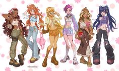 Klub Winx, Arte Inspo, Cute Art Styles, Girls Cartoon Art, Httyd, Art Styles, Winx Club, الرسومات اللطيفة, Cartoon Art Styles