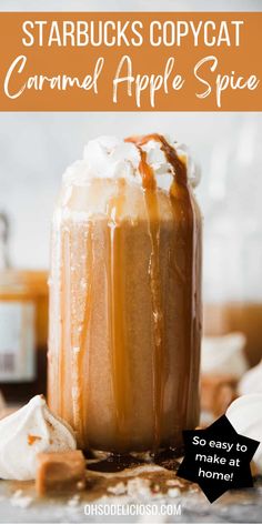 starbucks copycat caramel apple spice