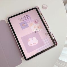 an ipad case sitting on top of a white table