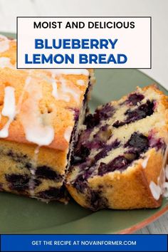 Indulge in the perfect combination of tangy and sweet with this mouthwatering Blueberry Lemon Bread! Bursting with juicy blueberries and zesty lemon flavor, this bread is a true delight. Whether you're looking for a delectable breakfast option or a Delicious dessert, this blueberry bread with a hint of citrus will surely satisfy your cravings. Incredibly easy to make and perfect for any occasion, this lemon blueberry loaf is a must-try for anyone who loves fruity and tangy treats. 👆 CLICK to get the full recipe and 📌 SAVE this pin for a taste of summer! | Moist and Delicious Blueberry Lemon Bread - A Perfect Treat Lemon Bread Recipe, Blueberry Lemon Bread, Lemon Bread Recipes, Lemon Blueberry Loaf, Blueberry Loaf, Lemon Blueberry Bread, How To Store Bread, Lemon Bread, Blueberry Bread