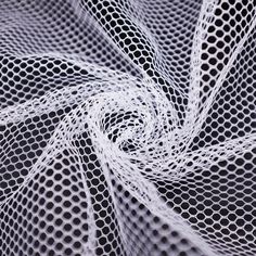 an image of white mesh on black background