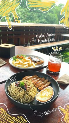 an image of a plate of food on a table with words describing the different parts of it