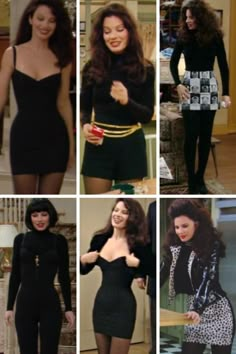 40s Mode, Nanny Outfit, Fran Fine Outfits, Stile Blair Waldorf, Dorothy Dandridge, Fran Drescher, 90s Inspired Outfits, Look Retro, 90s Fashion Outfits