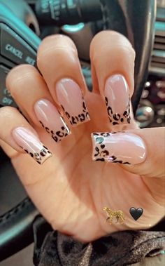 Beauty Is Pain, Cheetah Nail Designs, Unghie Sfumate, Nails Art Ideas, Cheetah Nails, Leopard Print Nails, Summery Nails, Print Nails