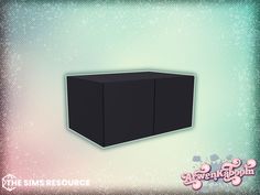 a black box sitting on top of a green and pink background with the words, the slims resources