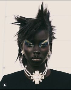 Afro Punk Hairstyles, Afro Punk Fashion, Gothic Hairstyles, Afro Style, Punk Hair, Beauty Shoot, Afro Punk