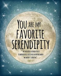 Serendipity Quotes, Serendipity Movie, Wedding Gift Art, You're Special, Stars Background, 21st Quotes, Gift Boyfriend, Bride And Groom Gifts, You Are My Favorite