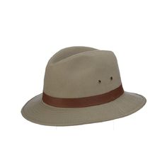 Dorfman Cotton Safari- Hiker – Tenth Street Hats Safari Hat, Ideal World, Black Khakis, Mad Hatter, Leather Band, Repellent, Outdoor Gear, Water Repellent, Fedora