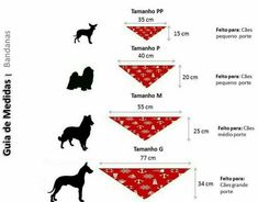 a diagram showing how to make a bandana for your dog's collars