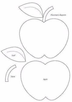 an apple cut out to make it's own shape