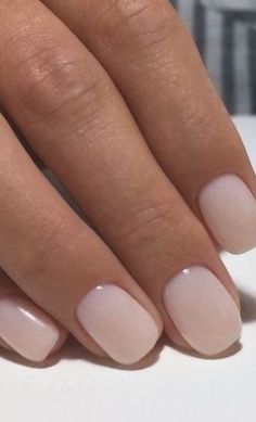 Her Nails, Cute Gel Nails, White Nail, Dipped Nails, Manicure Y Pedicure, Minimalist Nails