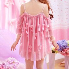 Lolita Bowknots Chiffon Blouse sold by Tony Moly Store on Storenvy Hime Gyaru Fashion, Flowery Outfits, Hime Gyaru, Kids Dress Wear, Gyaru Fashion, Kawaii Dress, Tony Moly, Pink Outfits, Kawaii Clothes