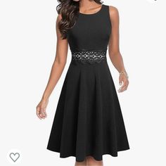 Nwt Black Homeyee Women's Cocktail A-Line Embroidery Casual Party Summer Wedding Guest Dress A079 If You Are New To Poshmark, Save $10.00 By Using ... Jenh359 ... As A Referral!!! About This Item Style: Elegant Cocktail Wedding Guest Dress, Women's Vintage Sleeveless Flared A Line Swing Casual Party Dresses Features: Crew Neck, Sleeveless, Lace Patchwork, Solid, Knee-Length, A Zipper At Back At Graduation, Wedding Party Or Your Next Special Occasion, Show Off Your Glam Side In This A-Line Dress A-line Lace Patchwork Dress For Banquet, Fitted Lace Trim Dress For Banquet, Elegant Black Sleeveless Dress For Wedding, Elegant Black Sleeveless Wedding Dress, Black Sleeveless Dress For Wedding, Fitted Black Lace Dress For Banquet, Lace Sleeveless Dress With Patchwork For Party, Lace Sleeveless Dress With Lace Patchwork For Party, Spring Black Dress For Wedding Guest