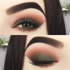 Make Up Diy, Makeup Looks For Green Eyes, Nails Green, Eye Makeup Steps, Makeup Tutorial Video, Beautiful Eye Makeup, Simple Eye Makeup