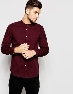 Men Closet, Swag Men, Casual Long Sleeve Shirts, Twill Shirt, Casual Streetwear, Shirt Pattern, Button Placket, Button Up Shirt