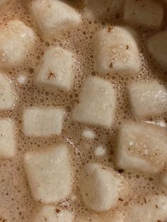 the food is being cooked in the pan on the stove burners and it looks like cubes