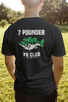 Congratulations and welcome to the 7 Pounder PB Club.. You're just one cast away. Link to Ladies t-shirt - https://www.etsy.com/listing/1104203440 Please Note: We do not charge shipping EVER and we offer the highest quality, highest customer review shirts anywhere. The unisex heavy cotton tee is the basic staple of any wardrobe. It is the foundation upon which casual fashion grows. All it needs is a personalized design to elevate things to profitability. The specialty spun fibers provide a smooth surface for premium printing vividity and sharpness. No side seams mean there are no itchy interruptions under the arms. The shoulders have tape for improved durability.  .: 100% Cotton (fiber content may vary for different colors) .: Medium fabric (5.3 oz/yd² (180 g/m .: Classic fit .: Tear away Fish Gifts, Fun Tshirt, Mens Fishing Shirts, Shirt Back Print, Fish Man, Ladies T Shirt, Fishing Gifts, Customer Review, Fishing Shirts