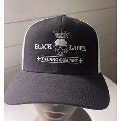 Black Label Trading Company Trucker Hat Cap Snapback Nwot. Fitted Black Trucker Hat, Black Fitted Trucker Hat, Black Hats With Logo Patch, One Size, Black Fitted Trucker Baseball Cap, Black Trucker Hat With Logo Patch And Flat Brim, Black Trucker Hat With Logo Patch, Adjustable Black Baseball Cap With Logo Patch, Black Adjustable Baseball Cap With Logo Patch, Fitted Black Trucker Snapback Hat