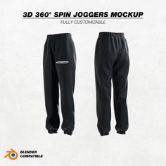 KINDLY NOTE: This asset is mainly intended for the 3D software Blender. It is a FREE to download software! This package includes a Blender file featuring a high quality, realistic Jogger mockup! The mockup comes pre-loaded with a 360 spin animation, and can be fully customized. Included is also a FULL TUTORIAL to help understand all the customizable features! Each garment comes with its own set of textures, neatly organized in a dedicated folder, ready for your customization. - IMPORTANT NOTE - Blender Realistic, Spin Animation, Spinning Animation, Blender Animation, Streetwear Joggers, 3d Blender, 3d Software, 3d Design, Mockup