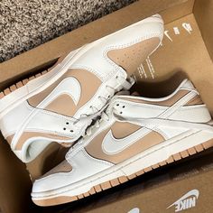 Brand New Never Worn In Box Hemp/Sail Size 8 Low Dunks, Shoes Nike, Nike Shoes, Nike Women, Athletic Shoes, Women Shoes, Nike, Brand New, Women Shopping