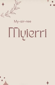 the front cover of my - air - free mijeri, with stars around it