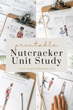 the nutcracker unit study is organized and ready for students to learn how to use it