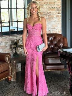 Elegant Sweetheart Sleeveless Mermaid Lace Evening Prom Dresses Online – RomanBridal